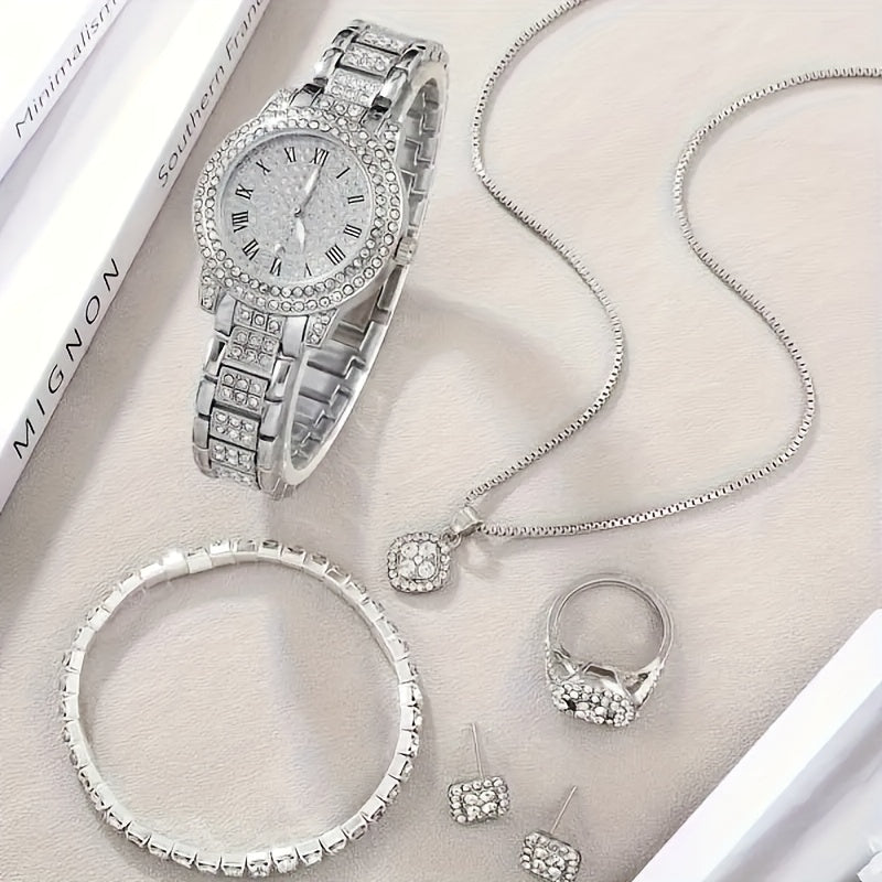 L'Esclusivo Set di Orologio da Donna di Lusso con Strass